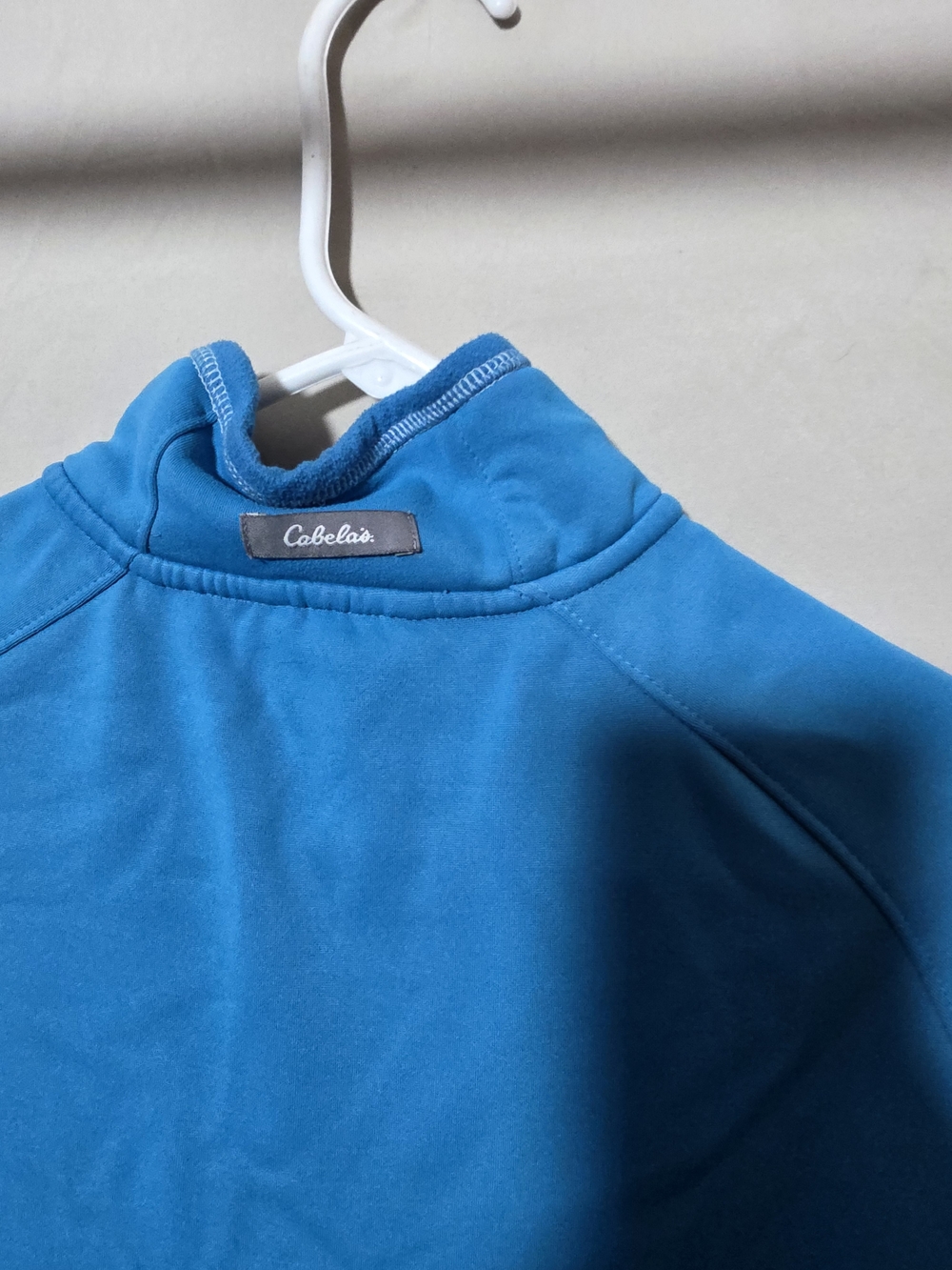 Cabela's Bright Teal Mock Neck Pullover